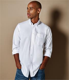 Kustom Kit Long Sleeve Workwear Oxford Shirt